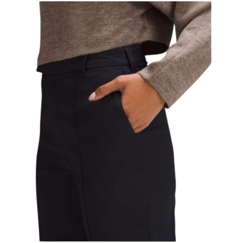 Lululemon Lab Women's Stretch Woven Trouser Navy Black Size 33 - Picture 4 of 12